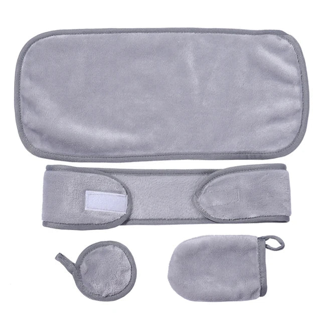 Reusable Makeup Remover Cloth Set (4-Piece)