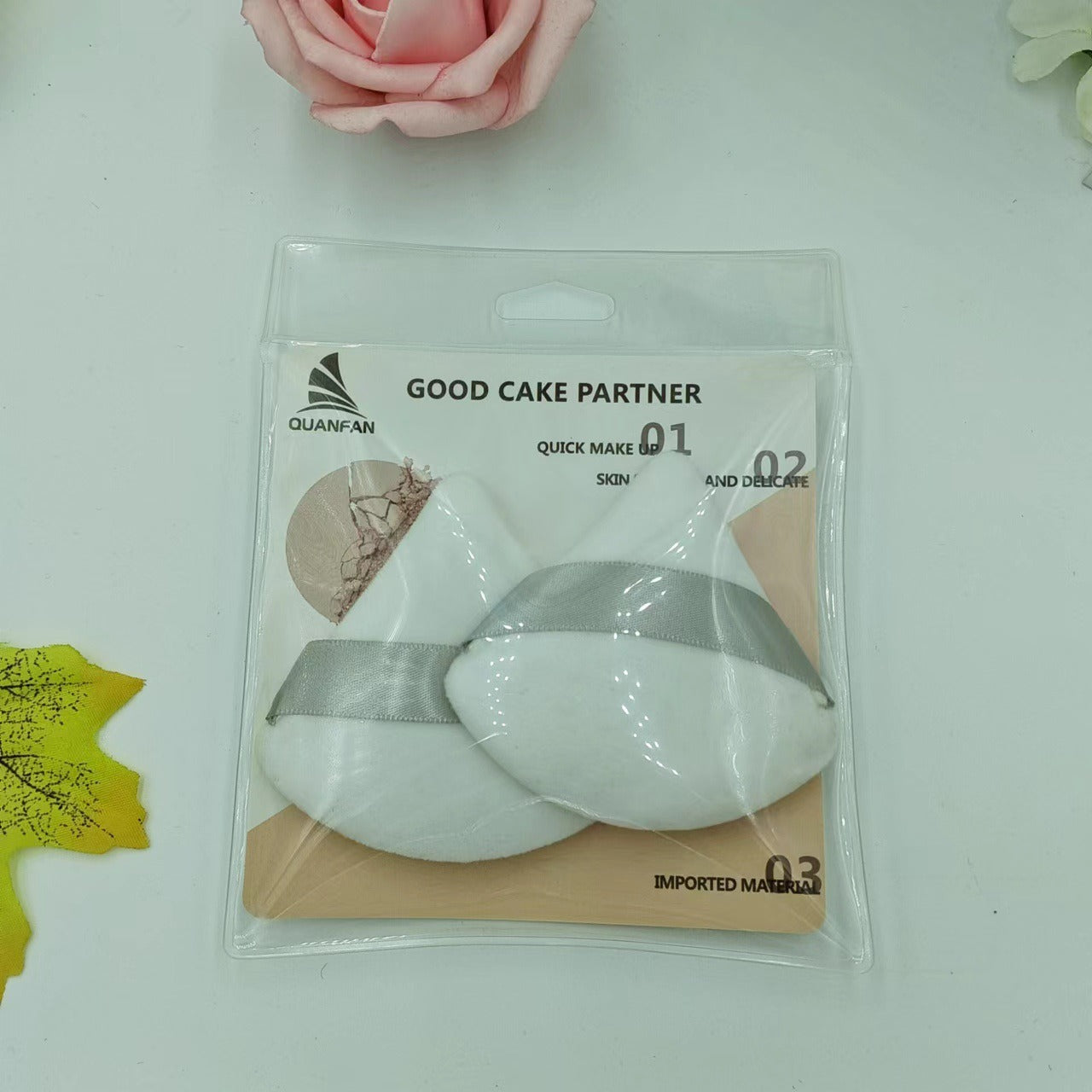 Triangle Crystal Cotton Powder Puff