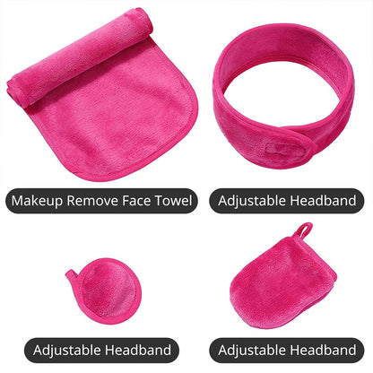 Reusable Makeup Remover Cloth Set (4-Piece)