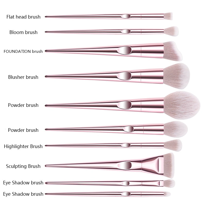 10-Piece Eye Makeup Brush Set