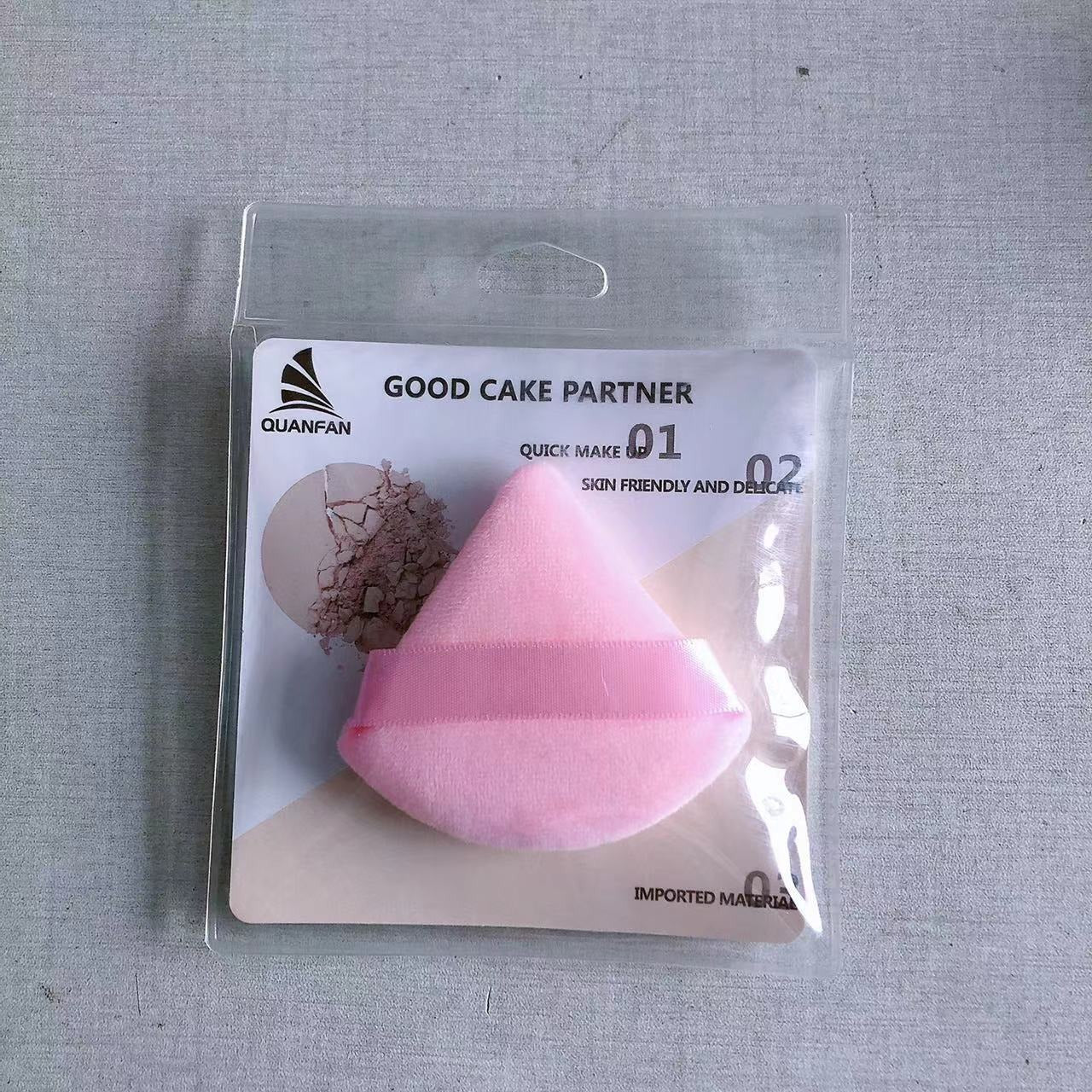 Triangle Crystal Cotton Powder Puff