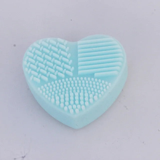 Heart-Shaped Makeup Brush Cleaning Glove