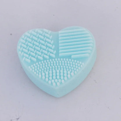 Heart-Shaped Makeup Brush Cleaning Glove