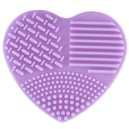 Heart-Shaped Makeup Brush Cleaning Glove