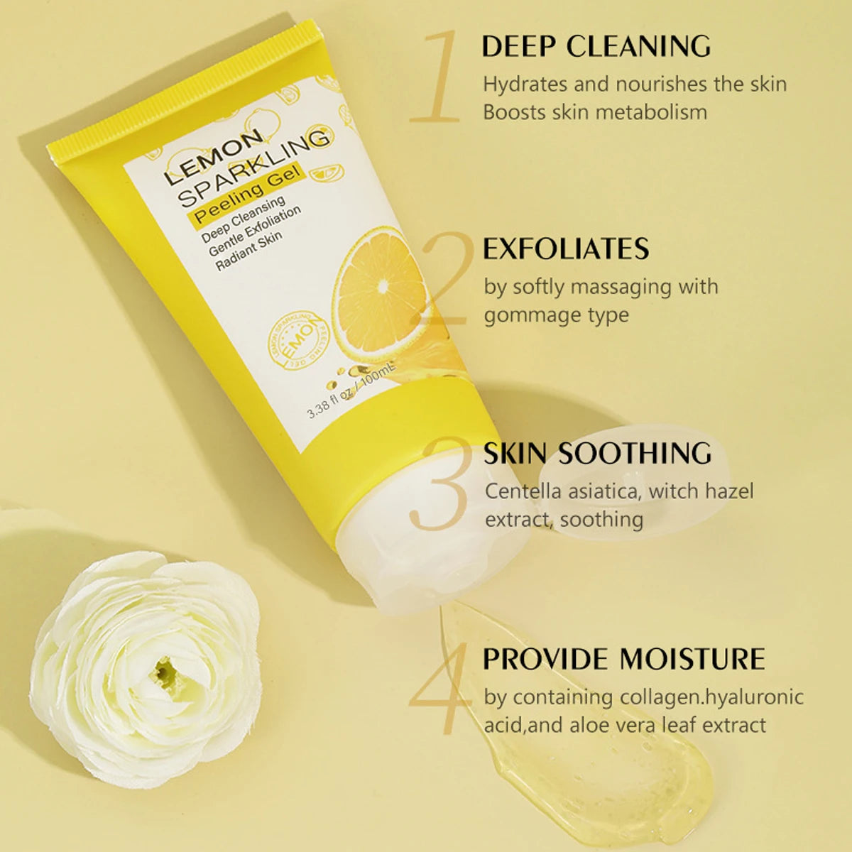 Lemon Sparkling Peeling Gel