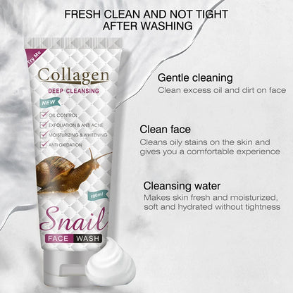 Snail Collagen Acne-Fighting Face Wash